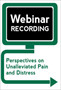 Category E: Perspectives on Unalleviated Pain and Distress (Webinar Recording)